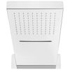 vidaXL Pomme de douche murale Acier inoxydable 201 Argent&eacute;