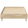 vidaXL Cadre de lit sans matelas chêne sonoma 90x190 cm