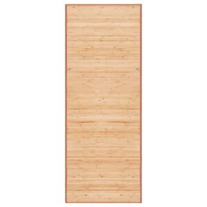 vidaXL Tapis en bambou 80x200 cm Marron