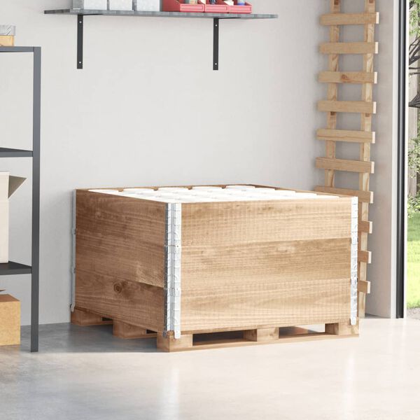 vidaXL Colliers de palette 3 pcs 100x100 cm bois de pin solide