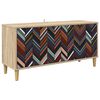 vidaXL Meuble TV OMMEN 102 x 33 x 50 cm Sonoma Bois d'ing&eacute;nierie