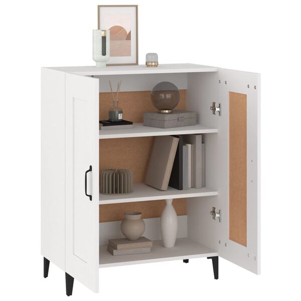 vidaXL Buffet Blanc 69,5x34x90 cm Bois d'ingénierie