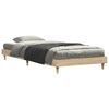 vidaXL Cadre de lit sans matelas ch&ecirc;ne sonoma 75x190 cm
