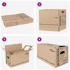 vidaXL Bo&icirc;te de D&eacute;m&eacute;nagement 20 pcs Naturel 59 x 31,5 x 31,5 cm Carton