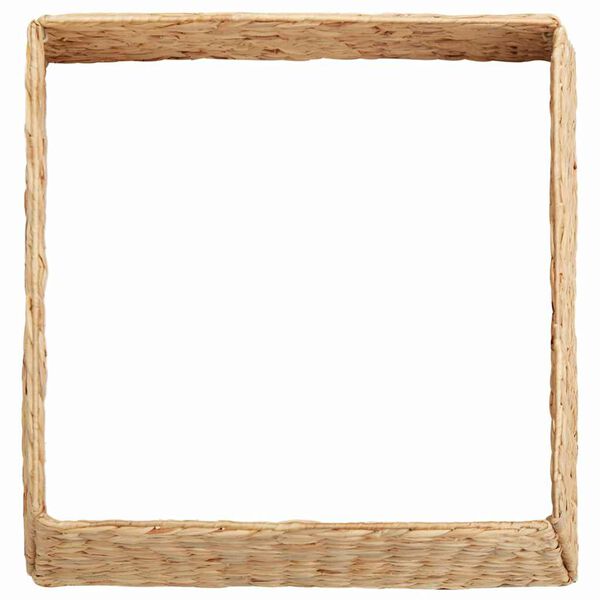 vidaXL Collier de sapin de No&euml;l Marron 70 x 70 x 28 cm Jacinthe d'eau