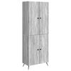 vidaXL Ensemble de Meubles 2 pc Sonoma gris Bois d'ing&eacute;nierie