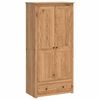 vidaXL Armoire PANAMA Miel 88,5 x 50 x 185 cm Bois de pin massif