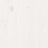 vidaXL Cadre de lit Blanc 140 x 210 cm Pin massif