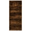 vidaXL Biblioth&egrave;que ch&ecirc;ne fum&eacute; 80x30x189 cm bois d'ing&eacute;nierie