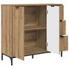 vidaXL Buffet Ch&ecirc;ne artisanal 89,5 x 33 x 82 cm Bois d'ing&eacute;nierie