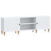 vidaXL Meuble TV Blanc 150 x 31 x 50 cm Bois d'ing&eacute;nierie