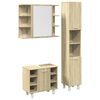 vidaXL Ensemble de meubles de salle de bain 3 pcs ch&ecirc;ne sonoma