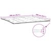 vidaXL Protège-matelas blanc 200x200 cm