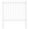 vidaXL Cl&ocirc;ture de jardin 6 pcs Blanc 10,2 x 1,5 m