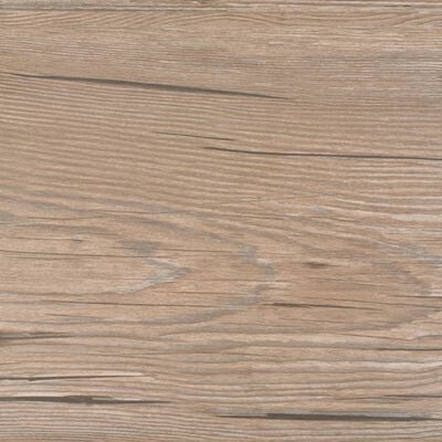 vidaXL Dalles de plancher PVC autoadhésif 5,02 m² 2 mm marron chêne