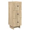 vidaXL Armoire &agrave; tiroirs Ch&ecirc;ne Sonoma 33 x 34,5 x 90 cm
