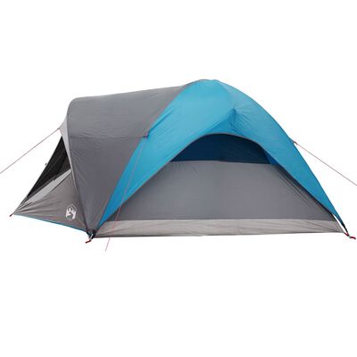 vidaXL Tente de cabine familiale 6 personnes bleu imperméable