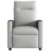 vidaXL Fauteuil inclinable gris nuage tissu