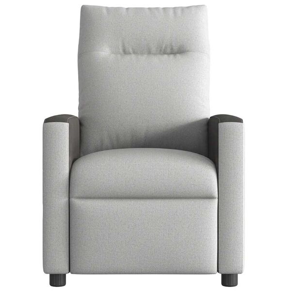 vidaXL Fauteuil inclinable gris nuage tissu