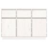vidaXL Buffet blanc 110x36x75 cm bois massif de pin