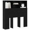 vidaXL Cabinet de T&ecirc;te de Lit Ch&ecirc;ne noir 100 x 19 x 103,5 cm