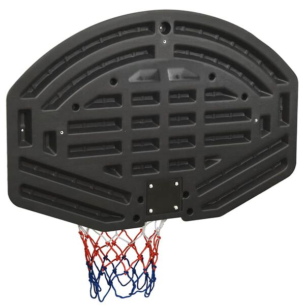 vidaXL Panneau de basket-ball Noir 90x60x2 cm Poly&eacute;thyl&egrave;ne