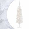 vidaXL Sapin de No&euml;l artificiel &eacute;troit avec boules 150 cm 150 LED