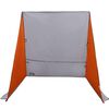 vidaXL Tente de hayon Gris et orange 190 x 150 x 185 cm taffetas