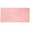 vidaXL Tapis en Fourrure Synthétique de Lapin Olite Rose 100 x 200 cm