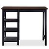 vidaXL Assortiment de bar 3 pcs MDF Noir