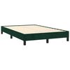 vidaXL Sommier &agrave; lattes de lit avec matelas vert fonc&eacute; 120x190 cm