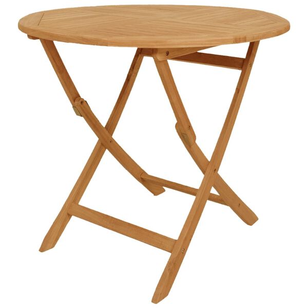 vidaXL Ensemble à manger de jardin 5 pcs Bois de teck massif