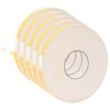 vidaXL Ruban adh&eacute;sif en mousse 5 pc Blanc 10mm x 10m Mousse CR