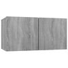 vidaXL Armoire TV suspendue Sonoma gris 60x30x30 cm Bois d'ing&eacute;nierie