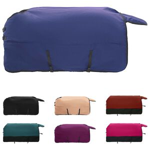 vidaXL Couverture &Eacute;quine Vert fonc&eacute; et noir 75 cm Polyester