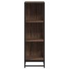 vidaXL Biblioth&egrave;que ch&ecirc;ne marron 33,5x33x107,5 cm bois d'ing&eacute;nierie
