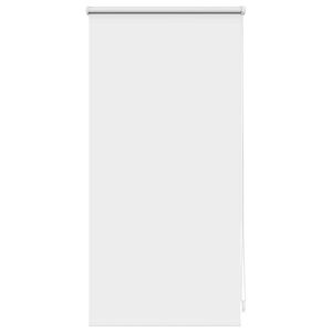 vidaXL Store enrouleur occultant 44,4 x 100 cm, largeur du tissu 40 cm, blanc