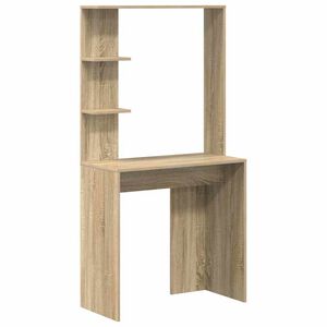 vidaXL Bureau Ch&ecirc;ne Sonoma Bois d'ing&eacute;nierie 78,5 x 37 x 154,5 cm