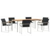 vidaXL Ensemble de salle &agrave; manger pour jardin 7 pc