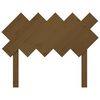 vidaXL T&ecirc;te de lit Marron miel 104x3x80,5 cm Bois massif de pin