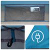 vidaXL Tente de camping avec dôme porche 5 personnes bleu imperméable
