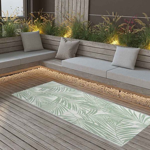 vidaXL Tapis d'ext&eacute;rieur ARAKIL Vert 80x150 cm PP