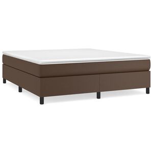 vidaXL Cadre de lit marron 160x200 cm similicuir