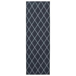 vidaXL Coureur de Tapis ORIZ 1150 gsm Motif en maille noire