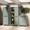 Keter Armoire basse de rangement d'ext&eacute;rieur Planet Gris jade