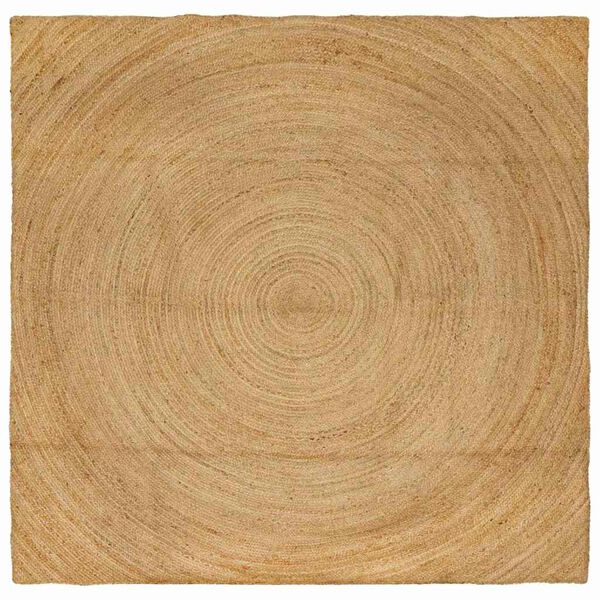 vidaXL Tapis de surface Carr&eacute; Marron 300 x 300 cm Jute