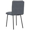vidaXL Chaises &agrave; manger lot de 6 gris fonc&eacute; velours