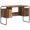 vidaXL Bureau avec rangement Bois de ch&ecirc;ne 120 x 50,5 x 75,5 cm
