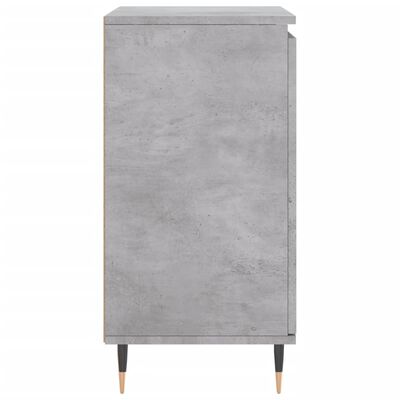 vidaXL Buffet Gris béton 60x35x70 cm Bois d'ingénierie