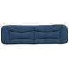vidaXL Coussin de t&ecirc;te de lit Hvar bleu 180 cm tissu